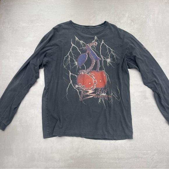 Cherry Grunge Long Sleeve T-Shirt - Picture 3 of 5